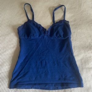 Blue tank top from la vie en rose